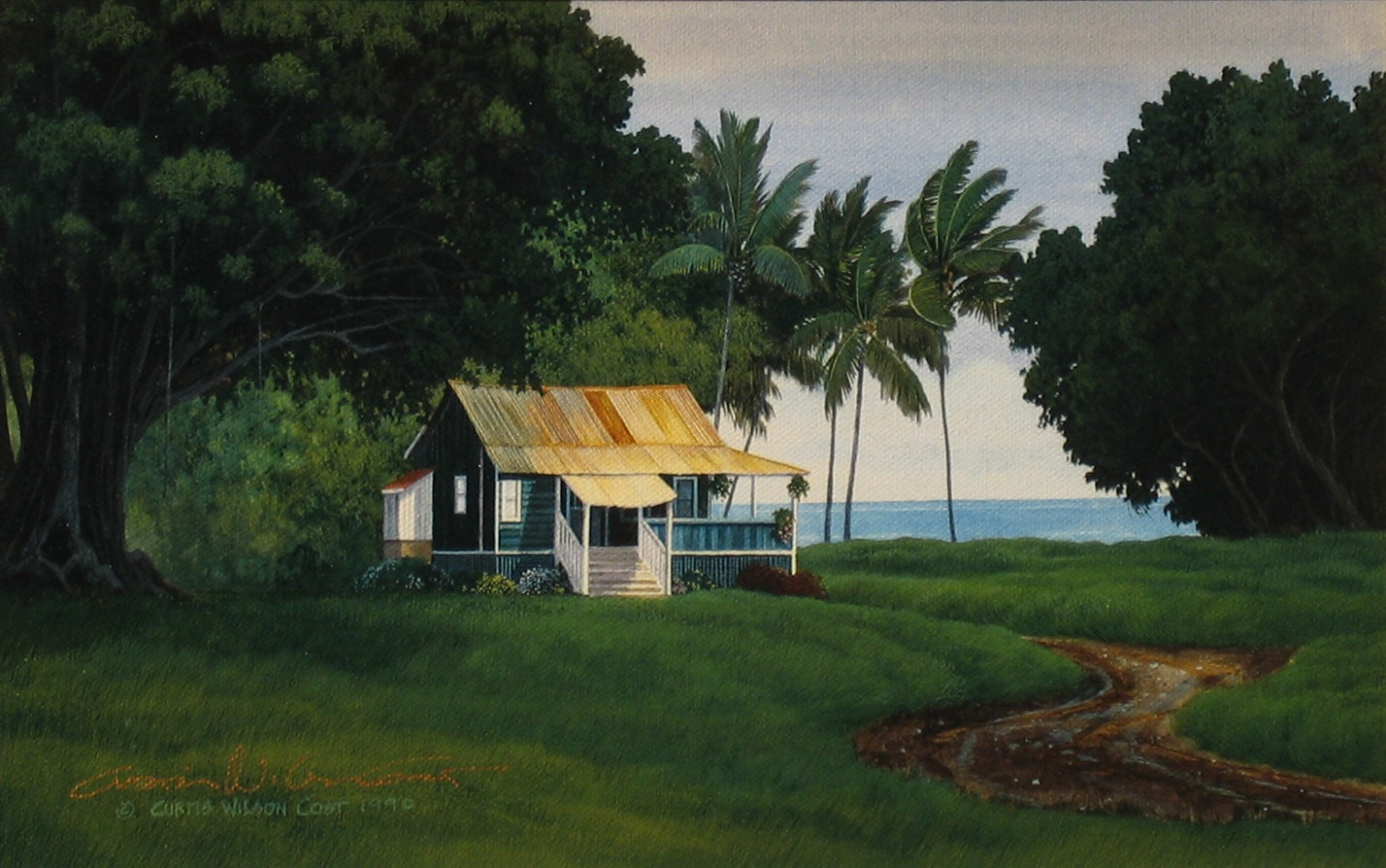 Beach Front, Unstretched Canvas