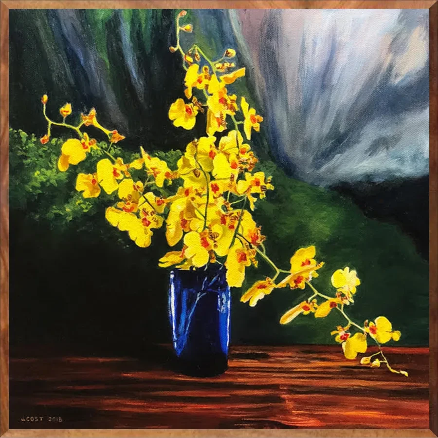 Dancing Lady Orchids, 1-Piece Frame