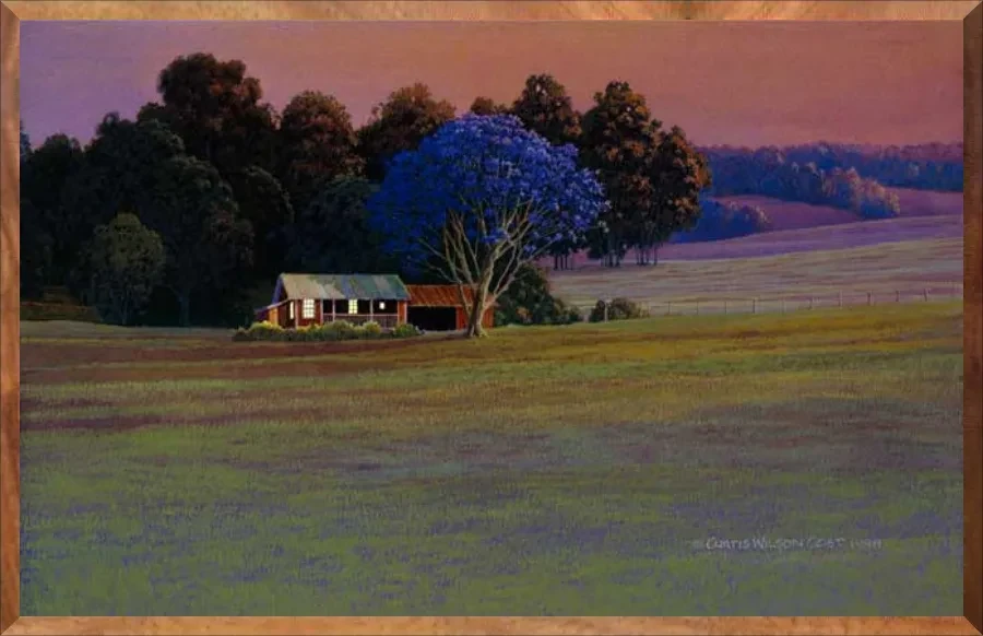 Evening Jacaranda, 1-Piece Frame