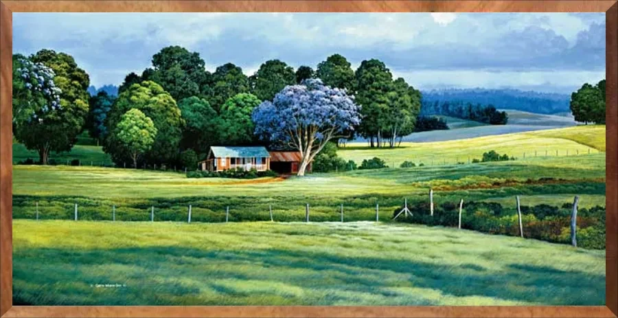 Jacaranda Season, 1-Piece Frame