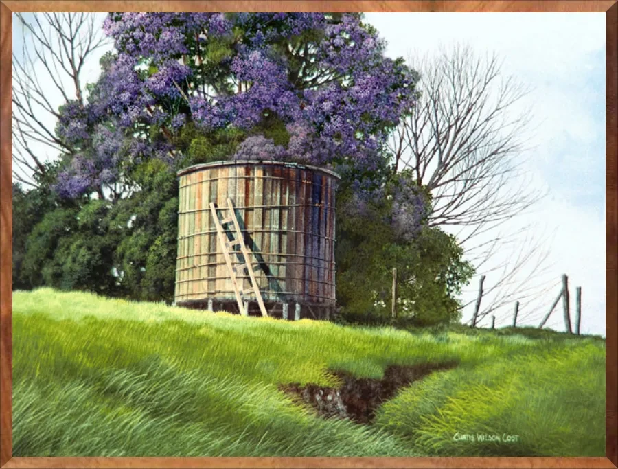 Leaning Into Lavender, 1-Piece Frame