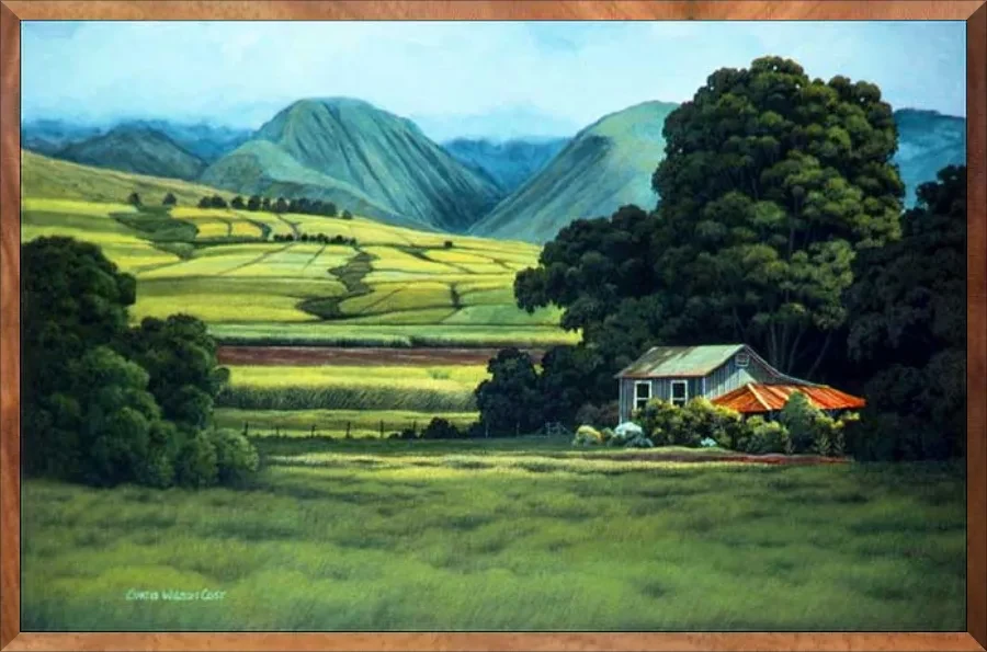 Little Green House, 1-Piece Frame