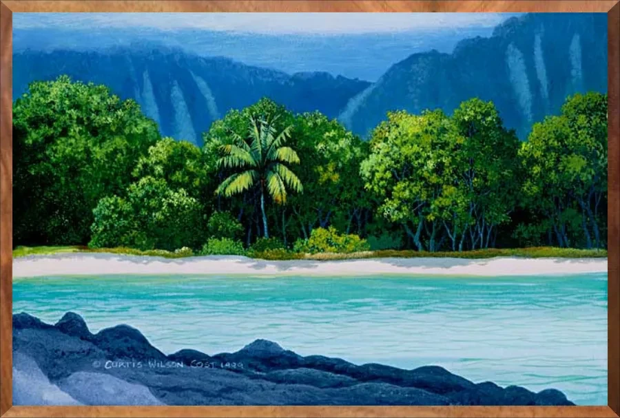 Lone Palm, 1-Piece Frame