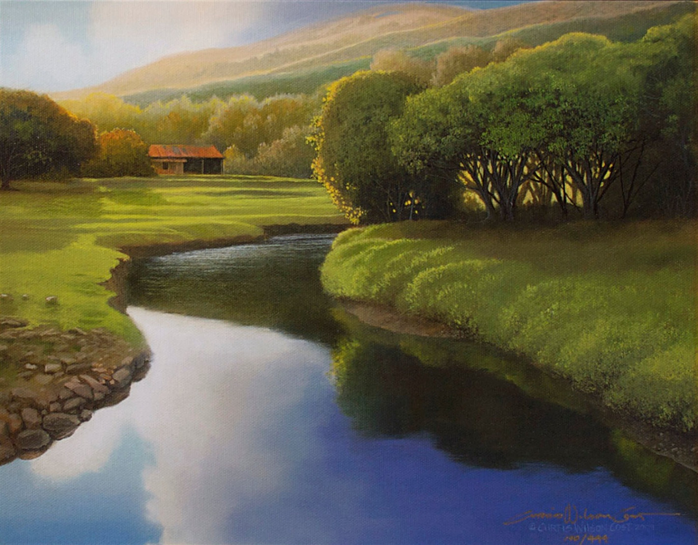 Molokai Calm, Unstretched Canvas