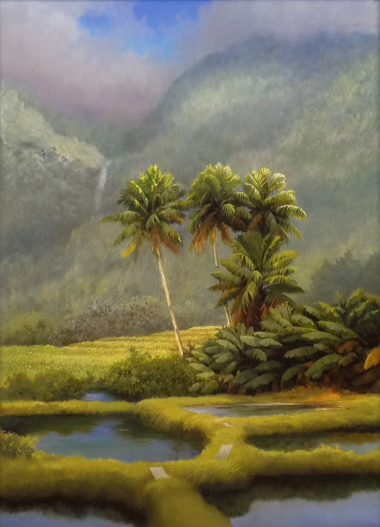 Old Hawaii, Unstretched Canvas, ready to ship