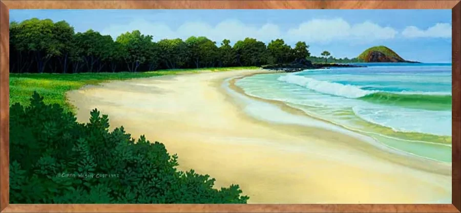 Palauea Morning, 1-Piece Frame
