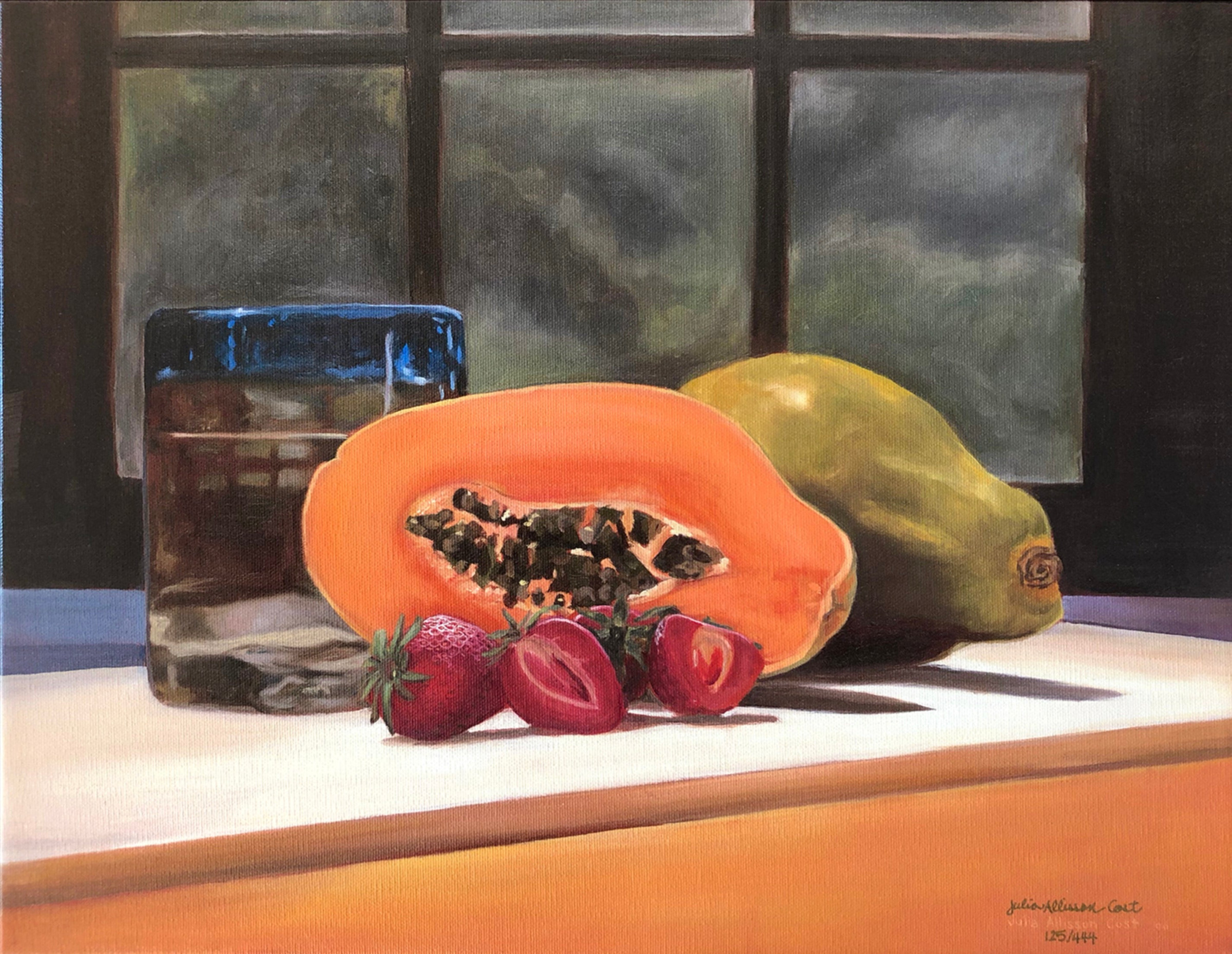 Strawberry Papaya, by Julia Allisson Cost